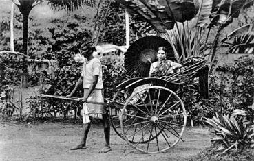 Iconographie - Tamil Lady in Rickshaw