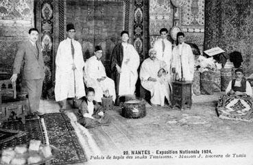 Iconographie - Exposition Nationale 1924 - Palais de tapis des Souks tunisiens