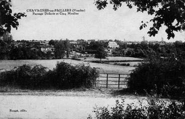 Iconographie - Paysage Déderie et cinq moulins