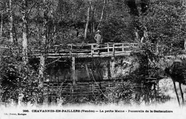 Iconographie - La Petite Maine - Passerelle de la Gerbaudière