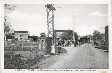 Iconographie - Le monument aux Morts de la guerre - Les laitiers