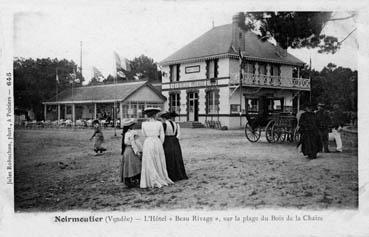 Iconographie - L'Hôtel Beau-rivage, plage du Bois de la Chaize