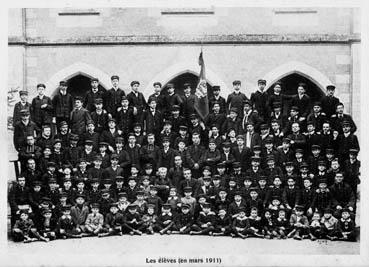 Iconographie - Institution Richelieu - Les élèves en mars 1911
