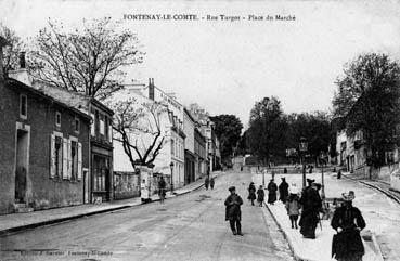 Iconographie - Rue Turgot, place du Marché