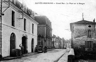 Iconographie - Grand Rue - Le pont sur la Smagne