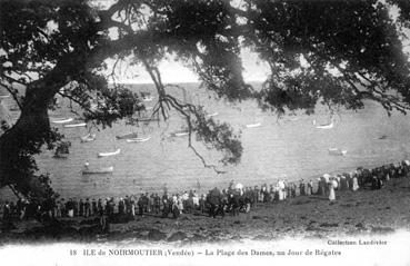 Iconographie - La plage des Dames un jour de régates