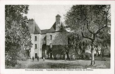 Iconographie - Façade intérieure du chatelet d'entrée du chateau