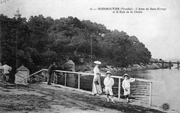 Iconographie - L'anse de Beau-Rivage et le Bois de la Chaize