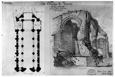 Iconographie - Plan et travée du transept