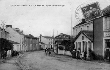 Iconographie - Route de Luçon (Bas-bourg)