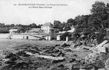 Iconographie - La plage des Dames et l'Hôtel du Beau-Rivage