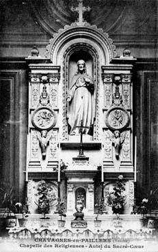 Iconographie - Chapelle des religieuses - Autel du Sacré-Coeur