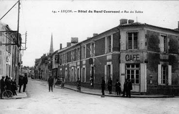 Iconographie - Hôtel du Boeuf Couronné et rue des Sables