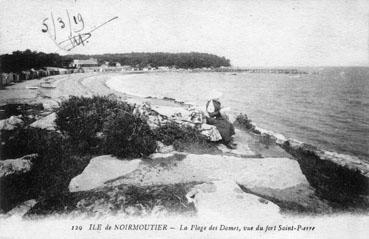Iconographie - La plage des Dames, vue du Fort Saint-Pierre