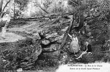 Iconographie - Le Bois de la Chaize - Entrée de la grotte St-Philibert