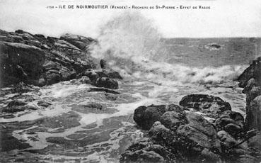 Iconographie - Rochers de Saint-Pierre - Effet de vague