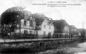 Iconographie - Aspach-le-Haut - Bombardé par les allemands