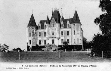 Iconographie - Château de Fonteclose (Mr. De Baudry d'Asson)