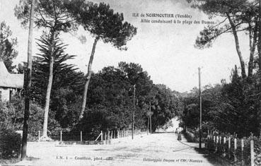 Iconographie - Allée descendant à la plage des Dames