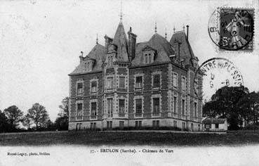 Iconographie - Brulon - Château de Vert