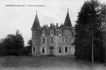 Iconographie - Argentré - Château de Grenusse