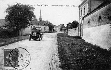 Iconographie - Saint-Poix - Arrivée route de Méral et de Livré