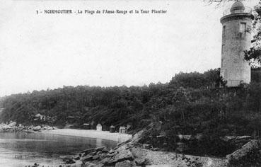 Iconographie - La plage de l'Anse Rouge et la Tour Plantier