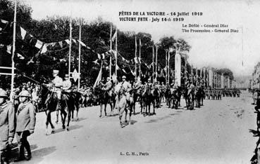 Iconographie - Fête de la Victoire - 14 juillet 1919