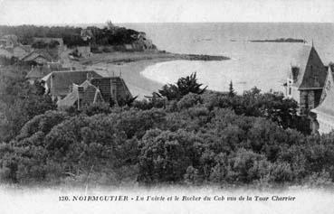 Iconographie - La pointe et le rocher du Cob vus de la tour Charrier