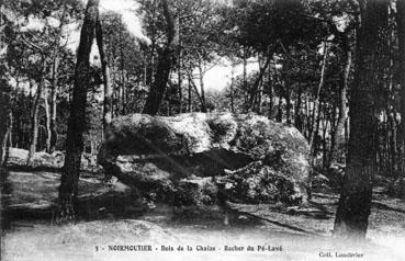 Iconographie - Bois de la Chaize - Rocher du Pé-Lavé