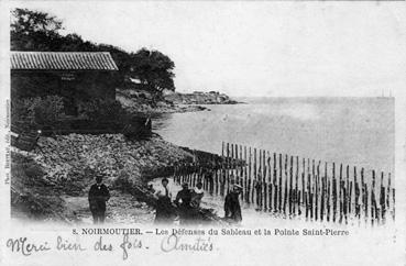 Iconographie - Les défences du Sableaux et la Pointe Saint-Pierre