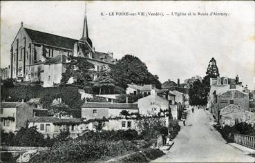 Iconographie - L'église et la route d'Aizenay