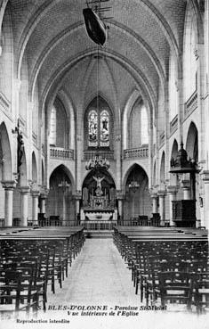 Iconographie - Paroise Saint-Michel - Vue intérieure de l'église