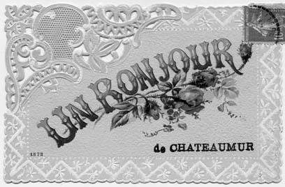 Iconographie - Un bonjour de Châteaumur
