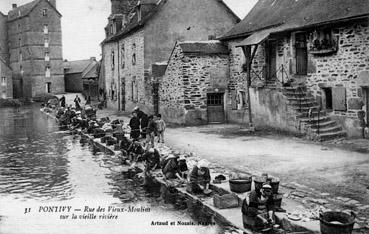 Iconographie - Rue des Vieux Moulins sur la vieille rivière