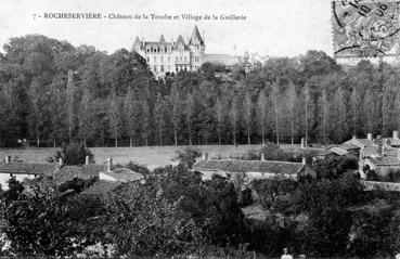 Iconographie - Château de la Touche et village de la Guillerie