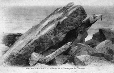 Iconographie - Le rocher de la Tortue près de l'estacade