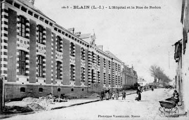 Iconographie - L'hôpital et la rue de Redon