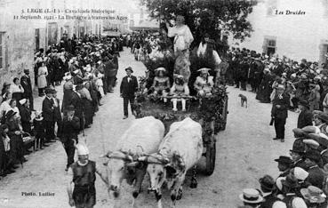 Iconographie - Cavalcade historique - La Bretagne à travers les âges - Les druides