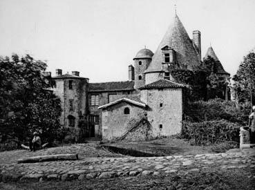 Iconographie - Le château des Echardières - Vue prise à l'Est