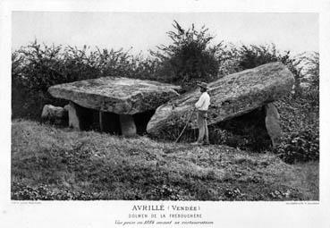 Iconographie - Dolmen de la Frébouchère - Avant restauration