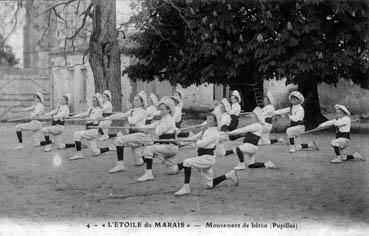 Iconographie - L'étoile du Marais - Mouvement de bâton (pupilles)