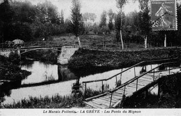 Iconographie - Le Marais Poitevin - Les ponts du Mignon