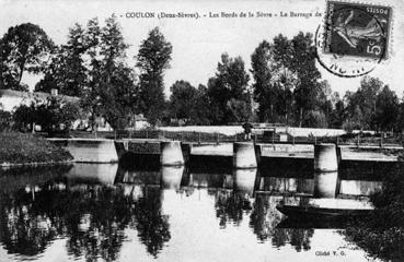 Iconographie - Les bords de la Sèvre - Le barrage de