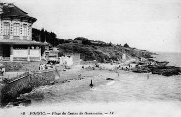 Iconographie - La plage du casino de Gourmalon