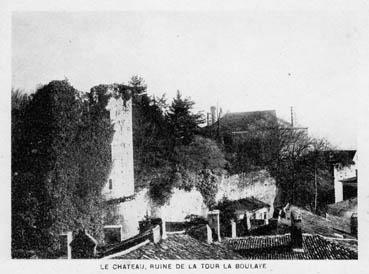 Iconographie - Le château, ruine de la tour de La Boulaye