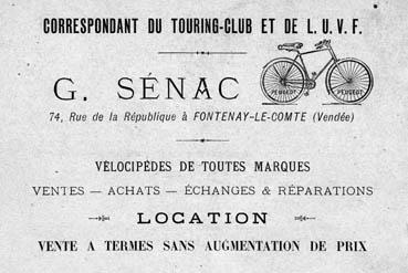 Iconographie - G. Sénac - vélocipèdes de toutes marques