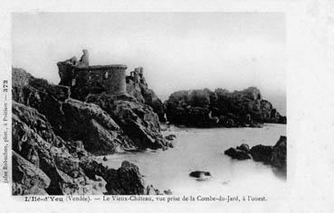 Iconographie - Le Vieux-Château, vue prise de la Combe-du-Jard, à l'ouest