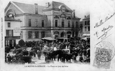 Iconographie - La place un jour de foire