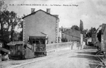 Iconographie - Le Villedieu - Entrée du village